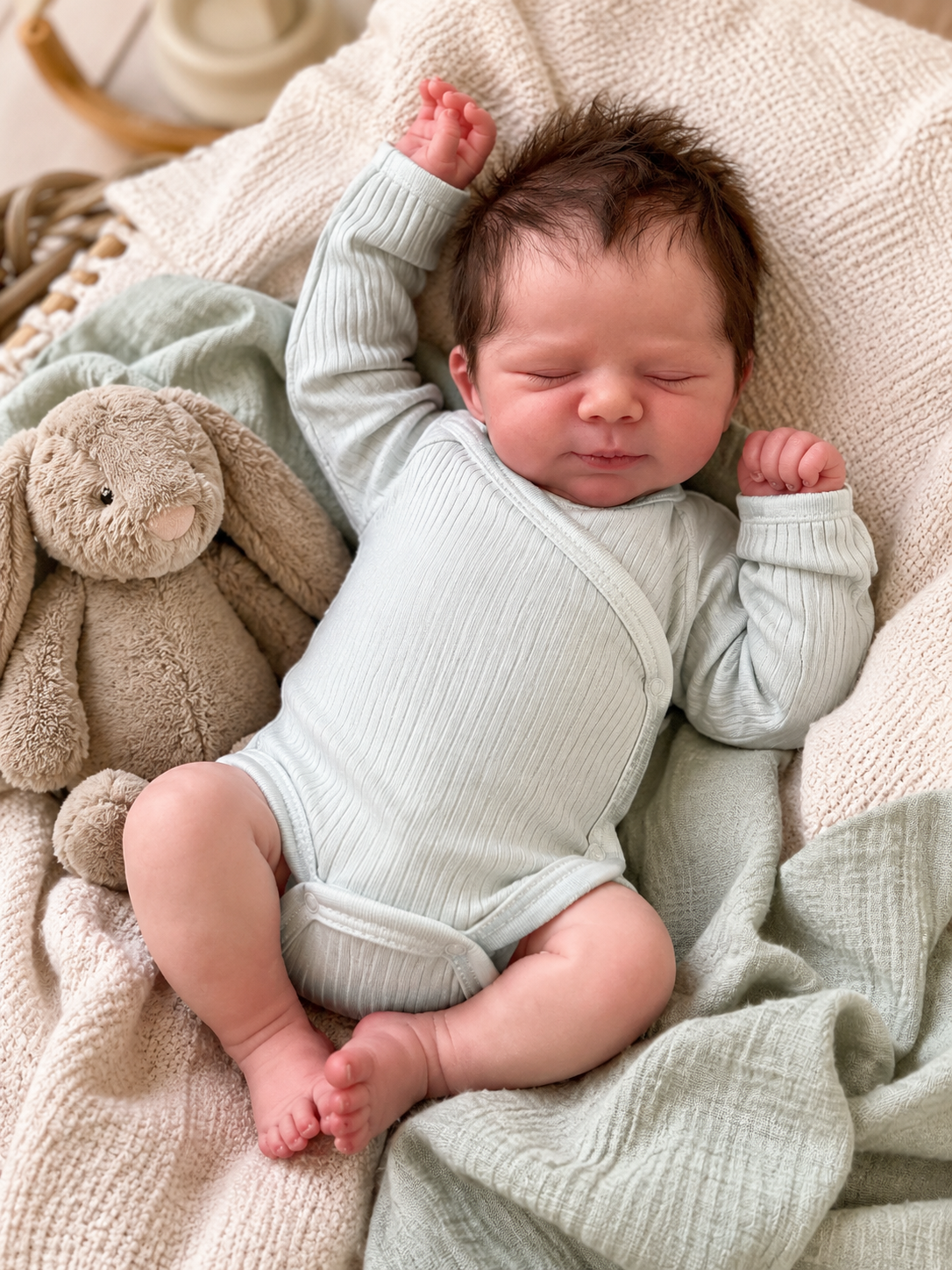 Bebé Reborn Realista  Gonzalo niño con 50cm y 1.700kg